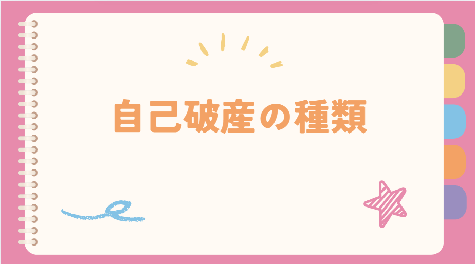 自己破産の種類